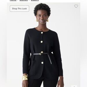 Jcrew Giselle sweater blazer